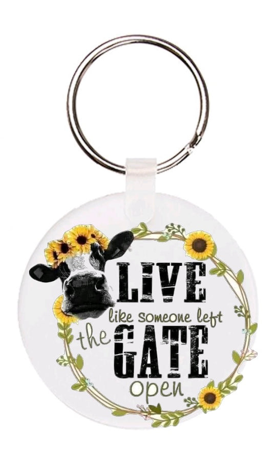Gate Open Keychain