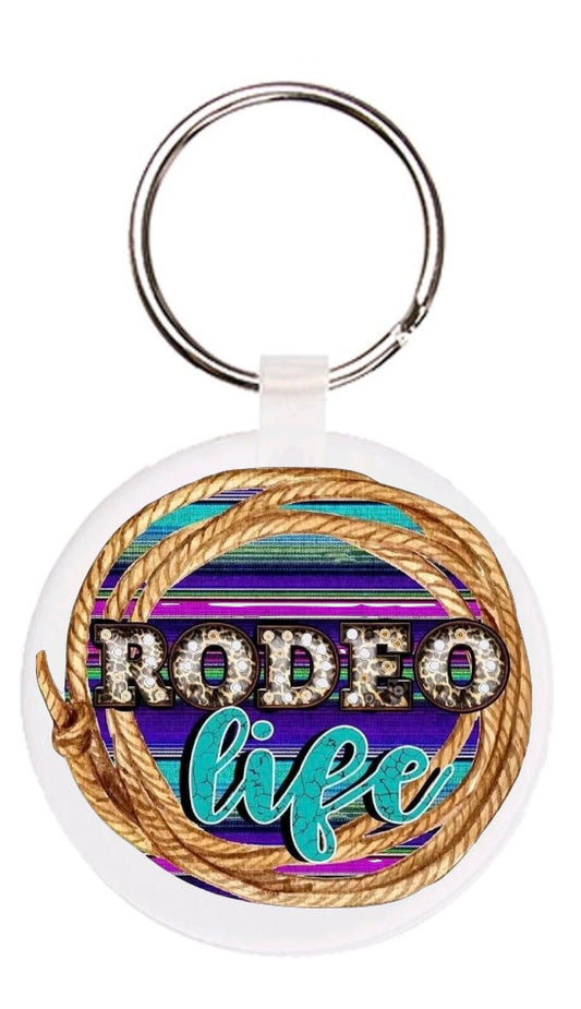 Rodeo Life Keychain